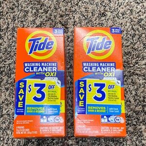 Tide Washing Machine Cleaner with Oxi 6 Packs Total | NEW!